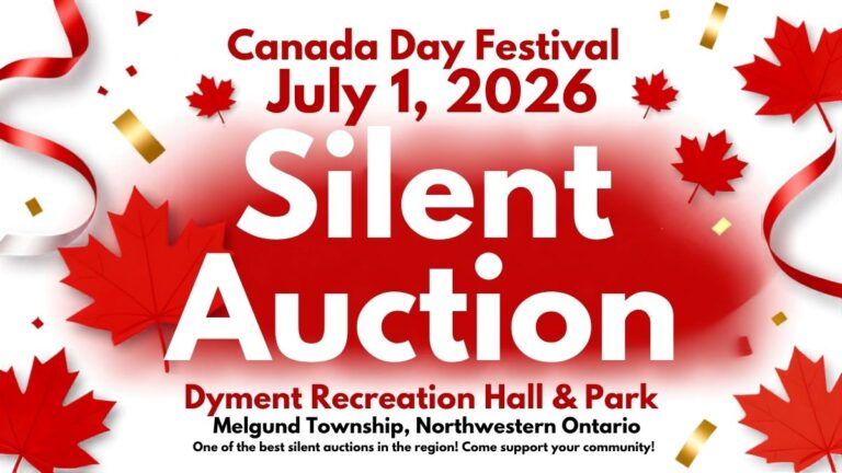 Support community recreation programs in Melgund Township, Northwestern Ontario on July 1