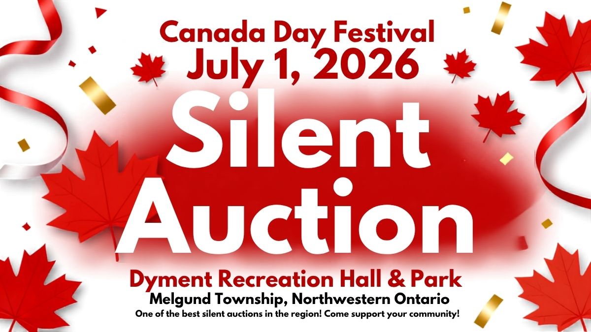 Support community recreation programs in Melgund Township, Northwestern Ontario on July 1