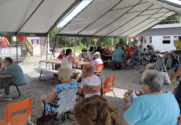 The Dyment Recreation Hall and Park were packed with attendees from across Northwestern Ontario.