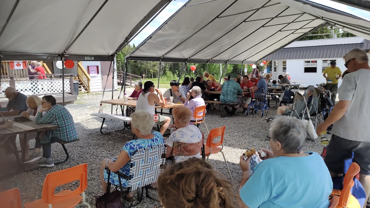 The Dyment Recreation Hall and Park were packed with attendees from across Northwestern Ontario.