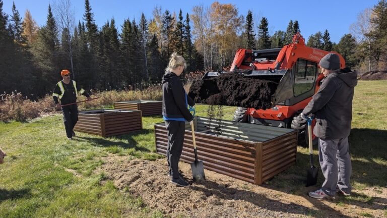 Every filled bed represents time, effort and people willing to pitch in. Thanks to everyone who helped make this expanded growing space a reality. The expansion gives us more space to grow together when spring returns. For now, we can take a moment to appreciate how far the garden has come.