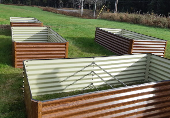 New garden planters are being put together this week to support healthy, active living through community gardening. Thanks to the Ontario Trillium Foundation for supporting community projects like this!