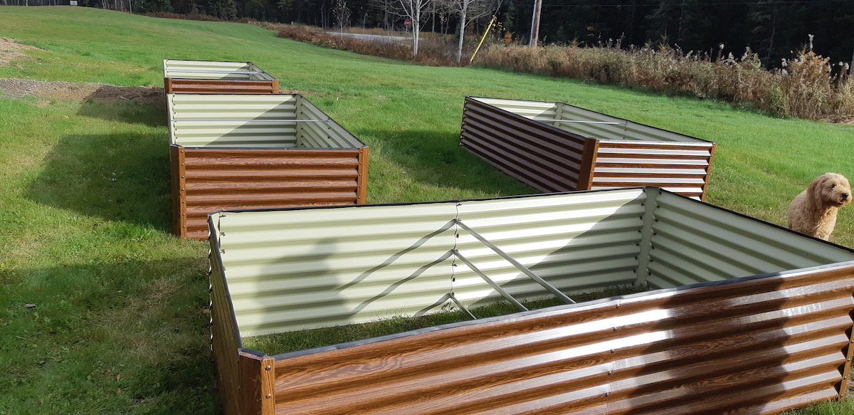 New garden planters are being put together this week to support healthy, active living through community gardening. Thanks to the Ontario Trillium Foundation for supporting community projects like this!